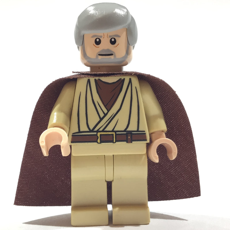 fig-006268 – Obi-Wan Kenobi, Old, Tan Robes, Hair, Reddish Brown Cape