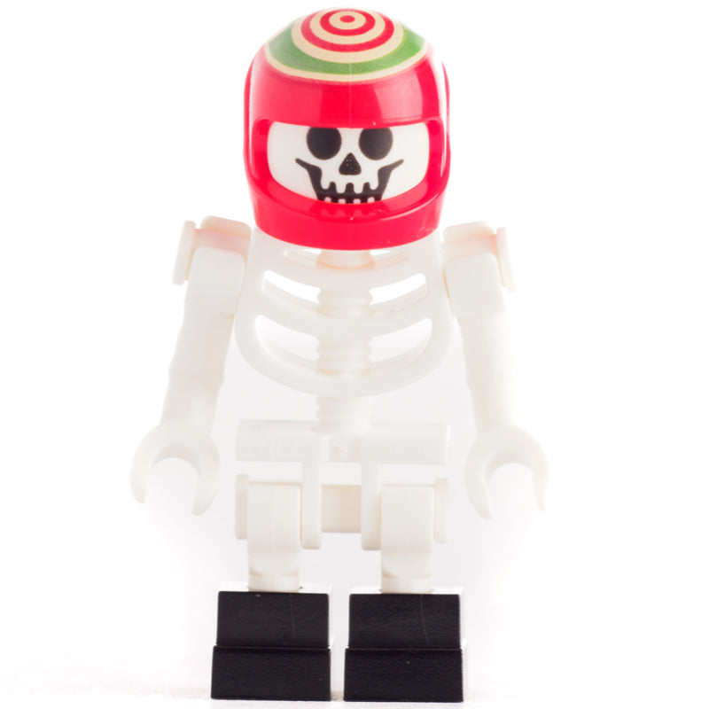 fig-006322 – Douglas Elton / El Fuego, Skeleton with Red Helmet, Black Feet