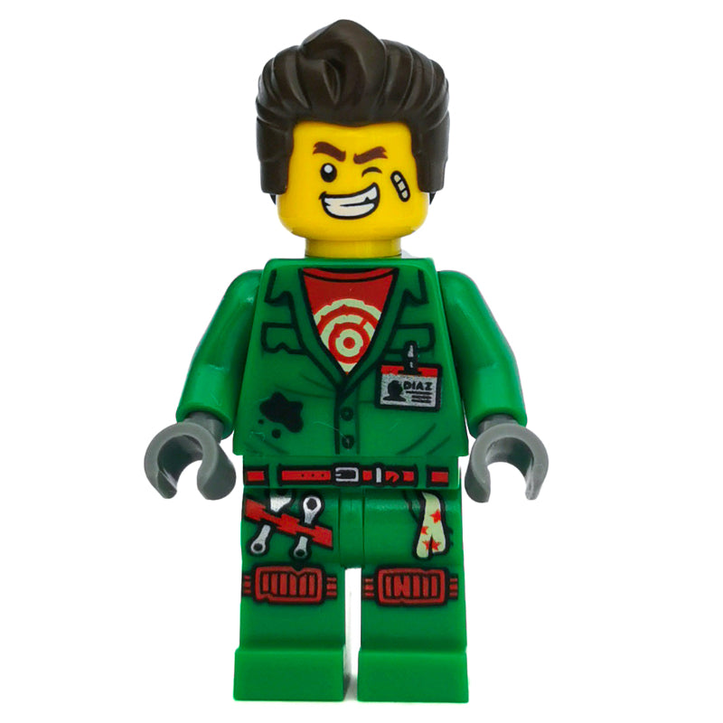 fig-006325 – Douglas Elton / El Fuego, Green Outfit with Hair