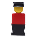 fig-006381 – LEGOLAND Red Torso, Black Legs, Black Hat