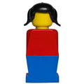 fig-006387 – LEGOLAND Female Red Torso, Blue Legs