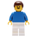fig-006415 – Soccer Player Blue Torso, White Legs, Brown Hair, Mustache