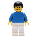 fig-006417 – Soccer Player Blue Torso, White Legs, Black Hair, Mustache