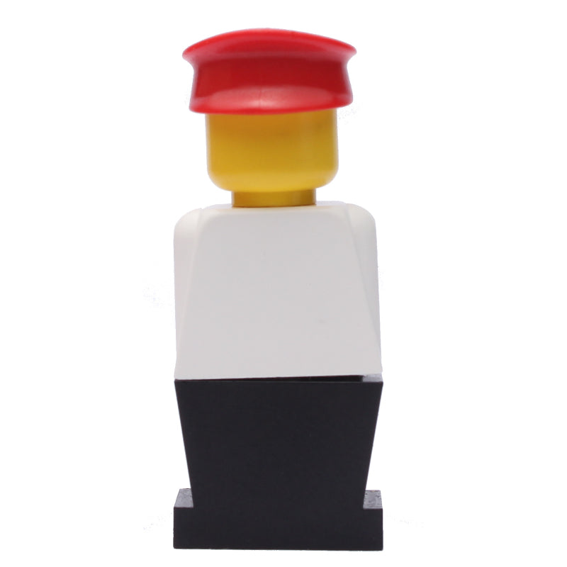 fig-006455 – LEGOLAND White Torso, Black Legs, Red Hat