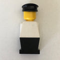fig-006458 – LEGOLAND White Torso, Black Legs, Black Hat