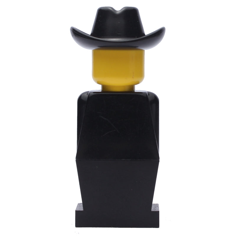 fig-006461 – LEGOLAND Black Torso, Black Legs, Black Cowboy Hat
