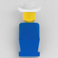 fig-006469 – LEGOLAND Blue Torso, Blue Legs, White Cowboy Hat