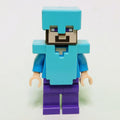 fig-006495 – Steve in Medium Azure Helmet and Armor, Purple Legs