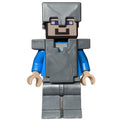 fig-006516 – Steve in Flat Silver Helmet, Armor and Legs