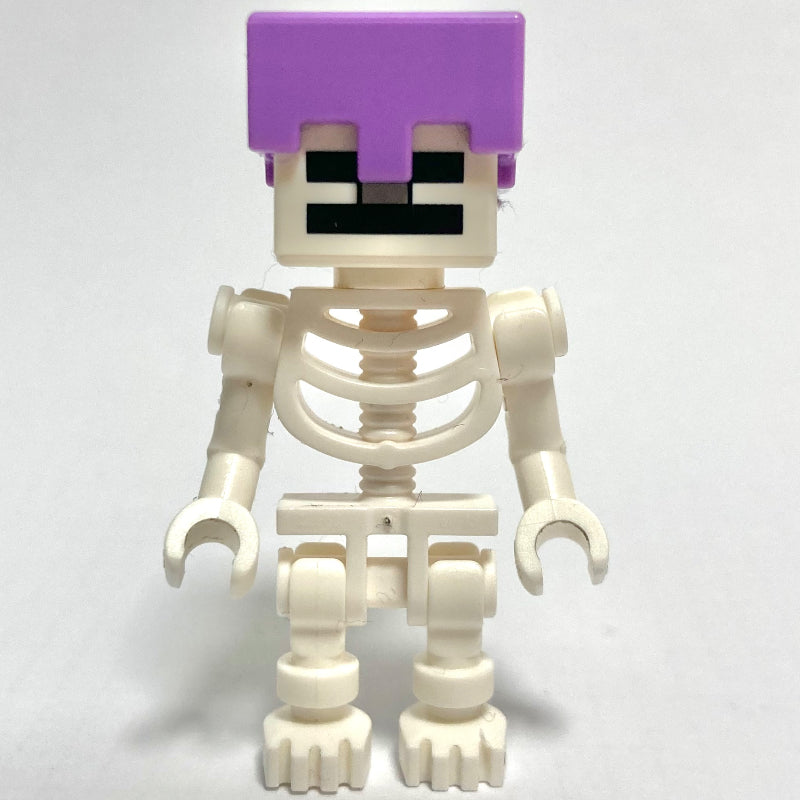 fig-006531 – Skeleton, Square Skull, Medium Lavender Helmet (60115 Torso), Spider Jockey
