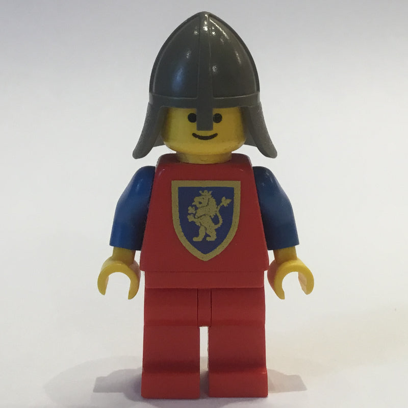 fig-006554 – Knight (Crusader Lion) - Red Legs, Dark Gray Neck-Protector