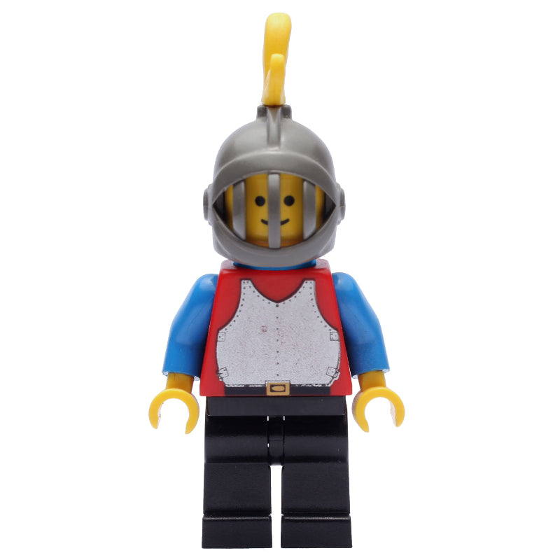 fig-006559 – Knight (Breastplate on Red) - Black Legs, Yellow Plume