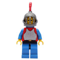 fig-006562 – Knight (Breastplate on Red) - Blue Legs, Red Plume, Plastic Cape