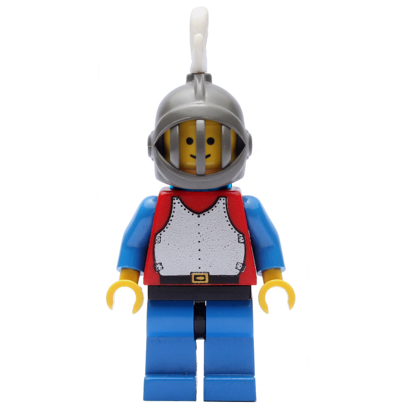 fig-006563 – Knight (Breastplate on Red) - Blue Legs, White Plume