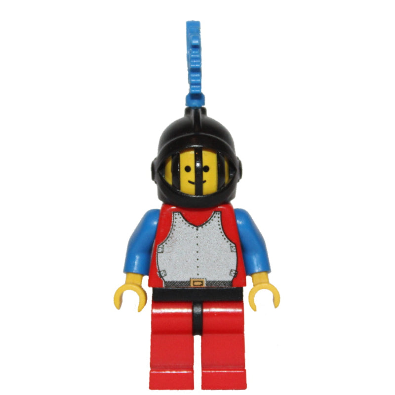 fig-006567 – Knight (Breastplate on Red) - Red Legs, Blue Dragon Plume