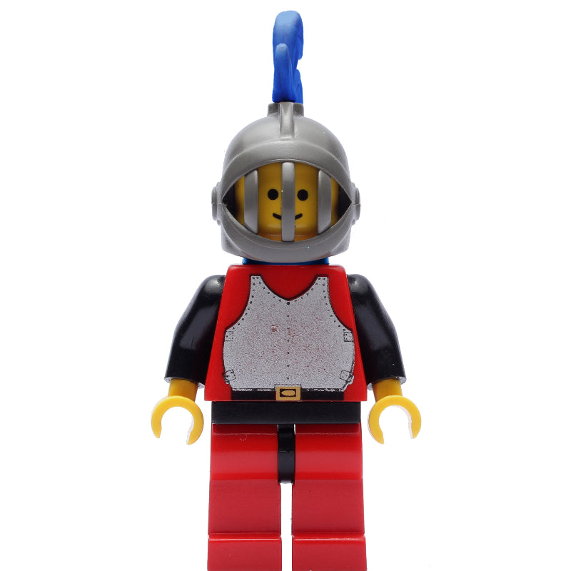 fig-006571 – Knight (Breastplate on Red) - Red Legs, Blue Plume