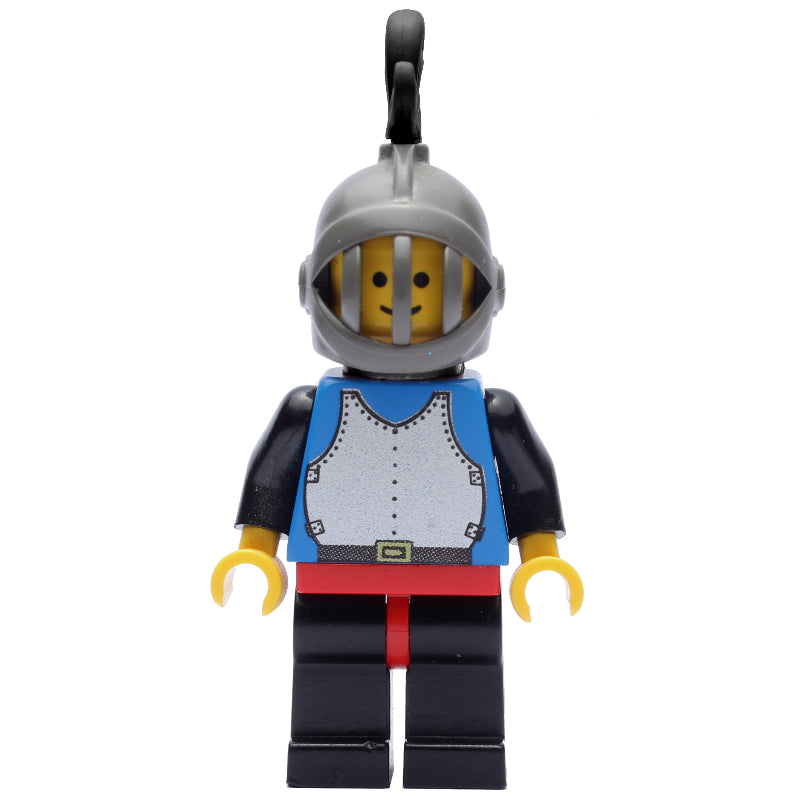 fig-006575 – Knight (Breastplate on Blue) - Black Legs, Black Plume