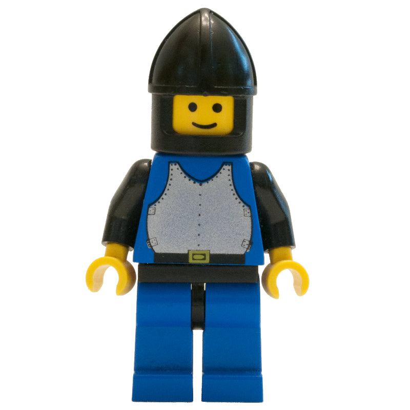 fig-006578 – Knight (Breastplate on Blue) - Blue Legs, Chin-Guard