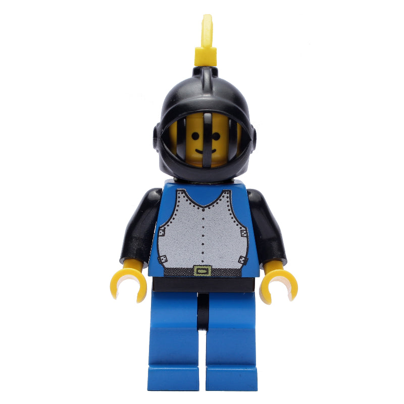 fig-006579 – Knight (Breastplate on Blue) - Blue Legs, Yellow Plume, 3626a