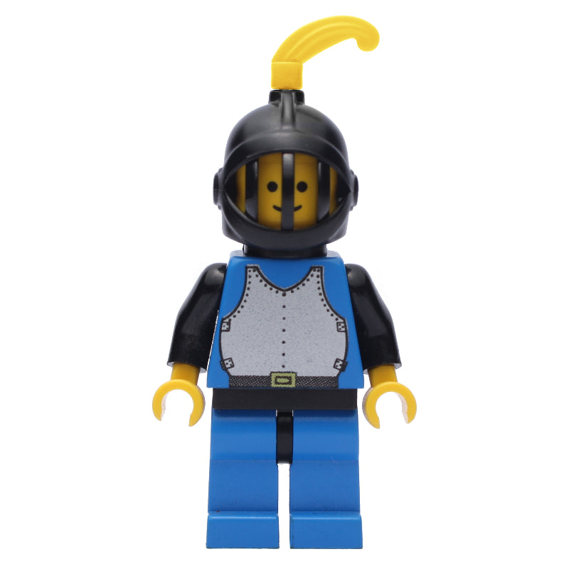 fig-006580 – Knight (Breastplate on Blue) - Blue Legs, Yellow Plume, 3626b