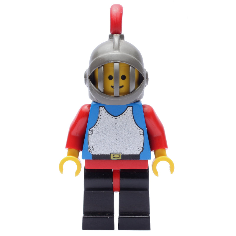 fig-006585 – Knight (Breastplate on Blue) - Black Legs, Red Plume