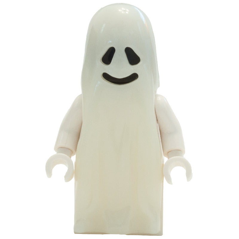 fig-006589 – Ghost - Glow in the Dark, Brick Built Legs, 3626a