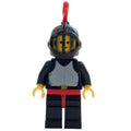 fig-006592 – Knight (Breastplate on Black) - Black Legs, Black Helmet, Red Plume