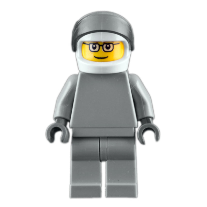 fig-006685 – Star Justice Astronaut, Glasses, Plain Light Bluish Gray