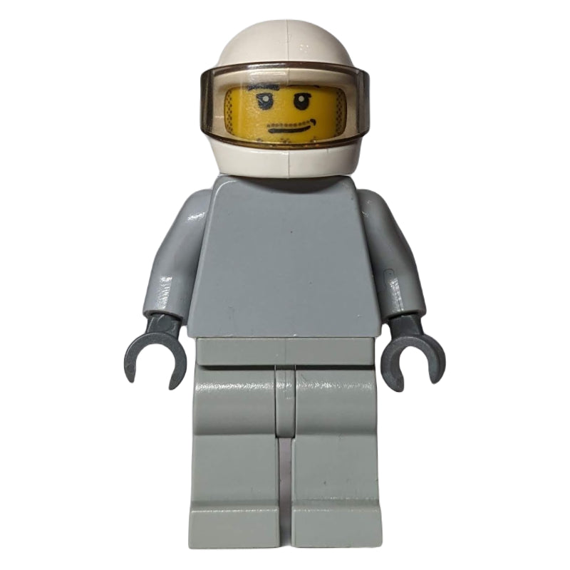 fig-006686 – Star Justice Astronaut, Beard Stubble, Plain Light Bluish Gray