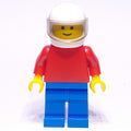 fig-006687 – Man, Plain, Red Torso, Blue Legs, White Helmet with Visor
