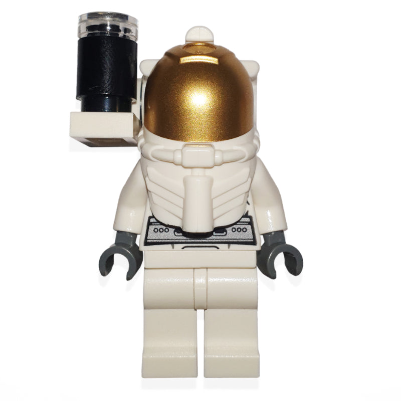 fig-006712 – Astronaut, White, Diver Helmet, Gold Visor, Side Light