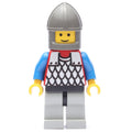 fig-006726 – Knight (Scale Mail on Red) - Blue Arms, Light Gray Legs, Dark Gray Chin-Guard