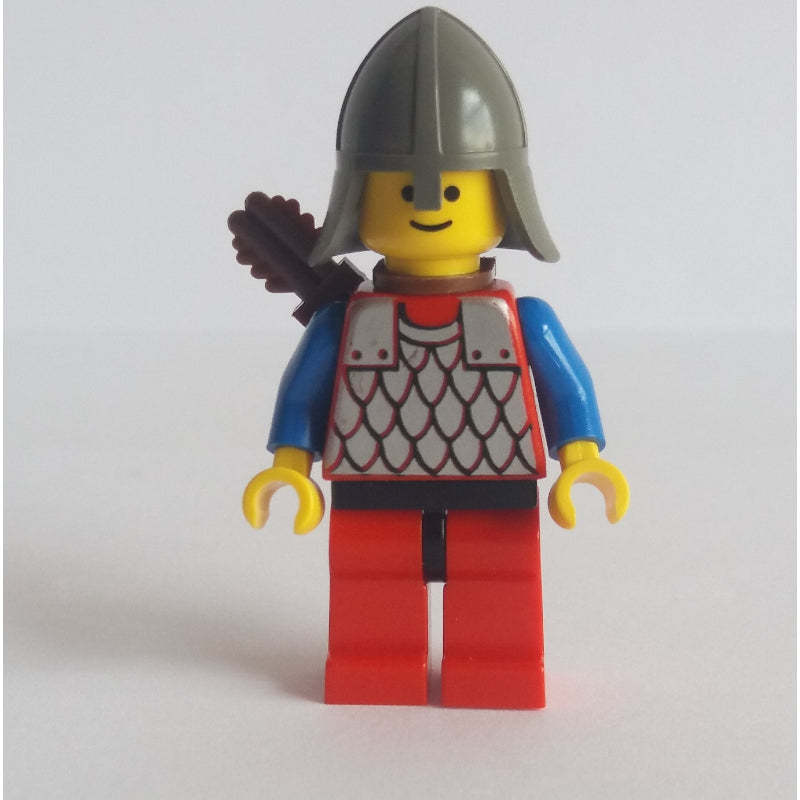 fig-006736 – Archer (Scale Mail on Red) - Blue Arms, Red Legs