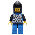 fig-006738 – Knight (Scale Mail on Blue) - Black Arms, Blue Legs, Black Chin-Guard