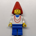 fig-006745 – Maiden - Blue Legs, Red Cone Hat, 3626b