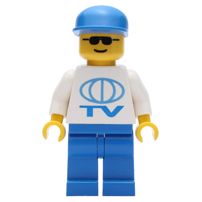 fig-006748 – TV Worker - White Torso, Blue Legs, Blue Cap
