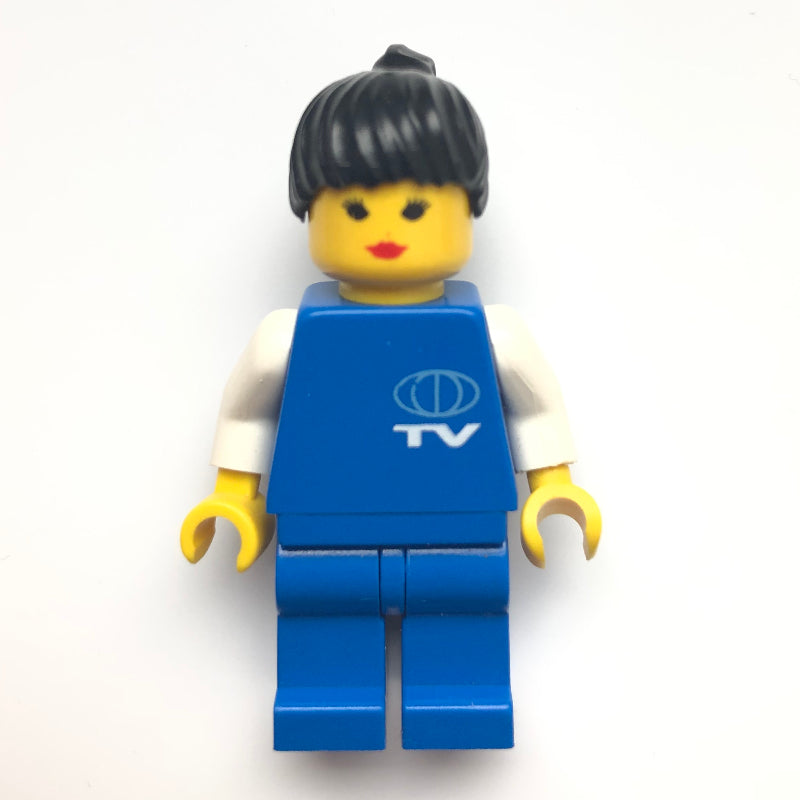 fig-006749 – TV Worker - White Torso, Blue Legs, Female