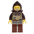 fig-006784 – Peasant (Fantasy Era) - Dark Brown Hood