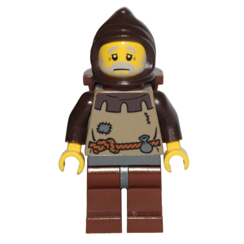 fig-006784 – Peasant (Fantasy Era) - Dark Brown Hood