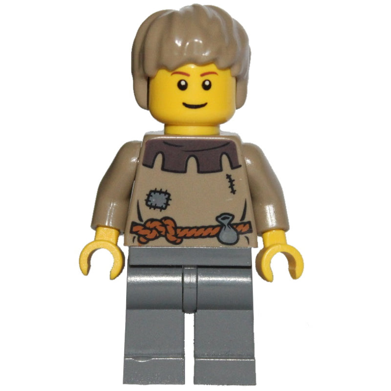 fig-006785 – Peasant (Fantasy Era) - Dark Tan Hair