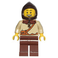 fig-006787 – Peasant (Kingdoms) - Dark Brown Hood