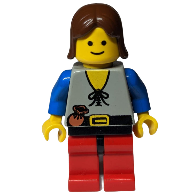 fig-006790 – Peasant - Red Legs, Brown Hair