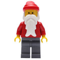 fig-006838 – Santa, Plain Red, Dark Bluish Gray Legs