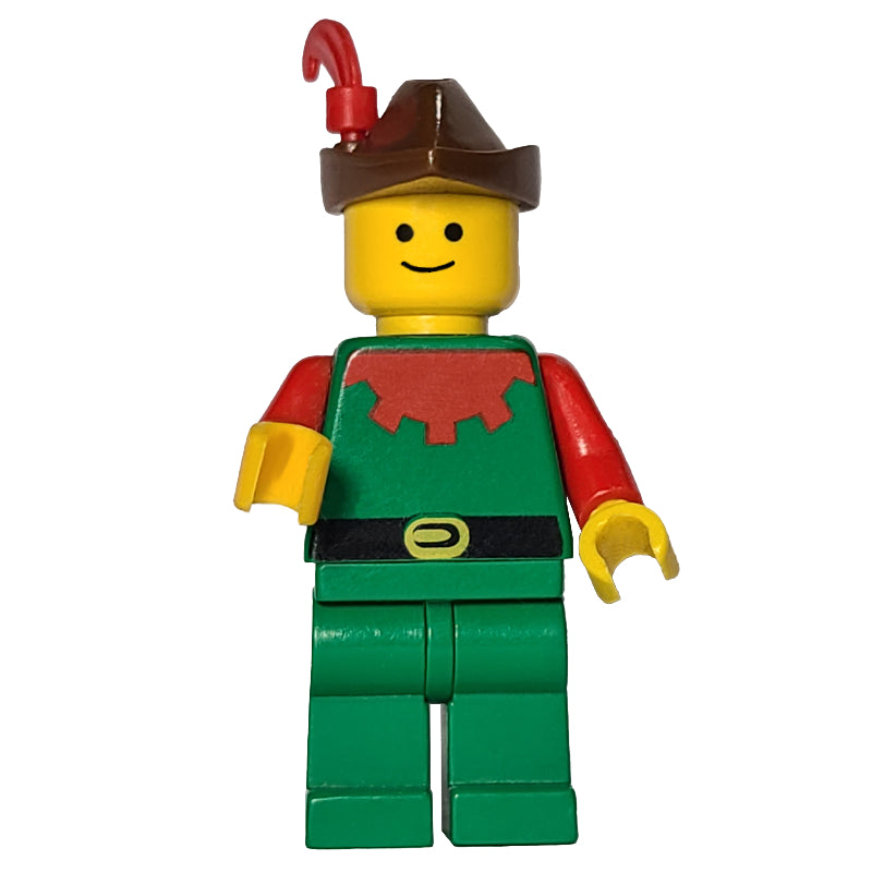 fig-006860 – Forestman (Forestmen) - Red, Brown Hat, Red Plume