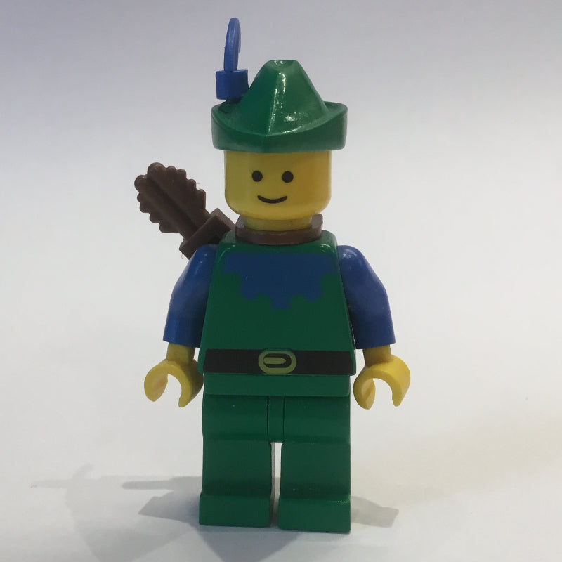 fig-006866 – Forestman Archer (Forestmen) - Blue, Green Hat, Blue Plume