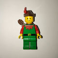 fig-006870 – Forestman Archer (Forestmen) - Red, Brown Hat, Red Plume