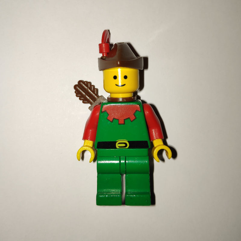 fig-006870 – Forestman Archer (Forestmen) - Red, Brown Hat, Red Plume