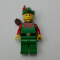 fig-006872 – Forestman Archer (Forestmen) - Red, Green Hat, Small Red Plume