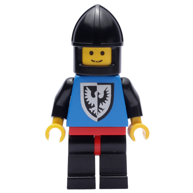 fig-006886 – Knight (Black Falcons) - Black Legs, Chin-Protector