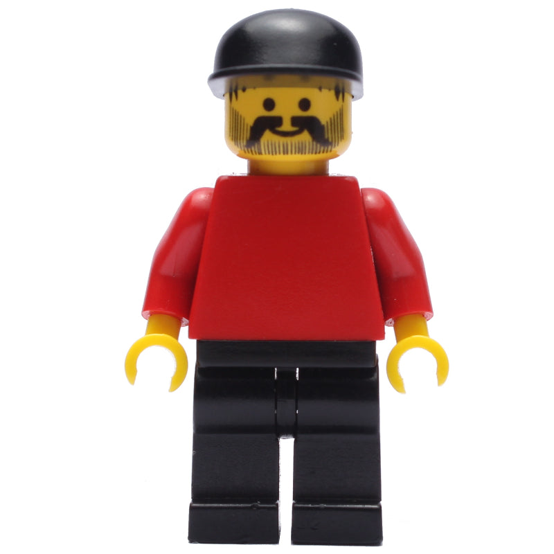 fig-006895 – Man - Red Torso, Black Legs, Black Cap